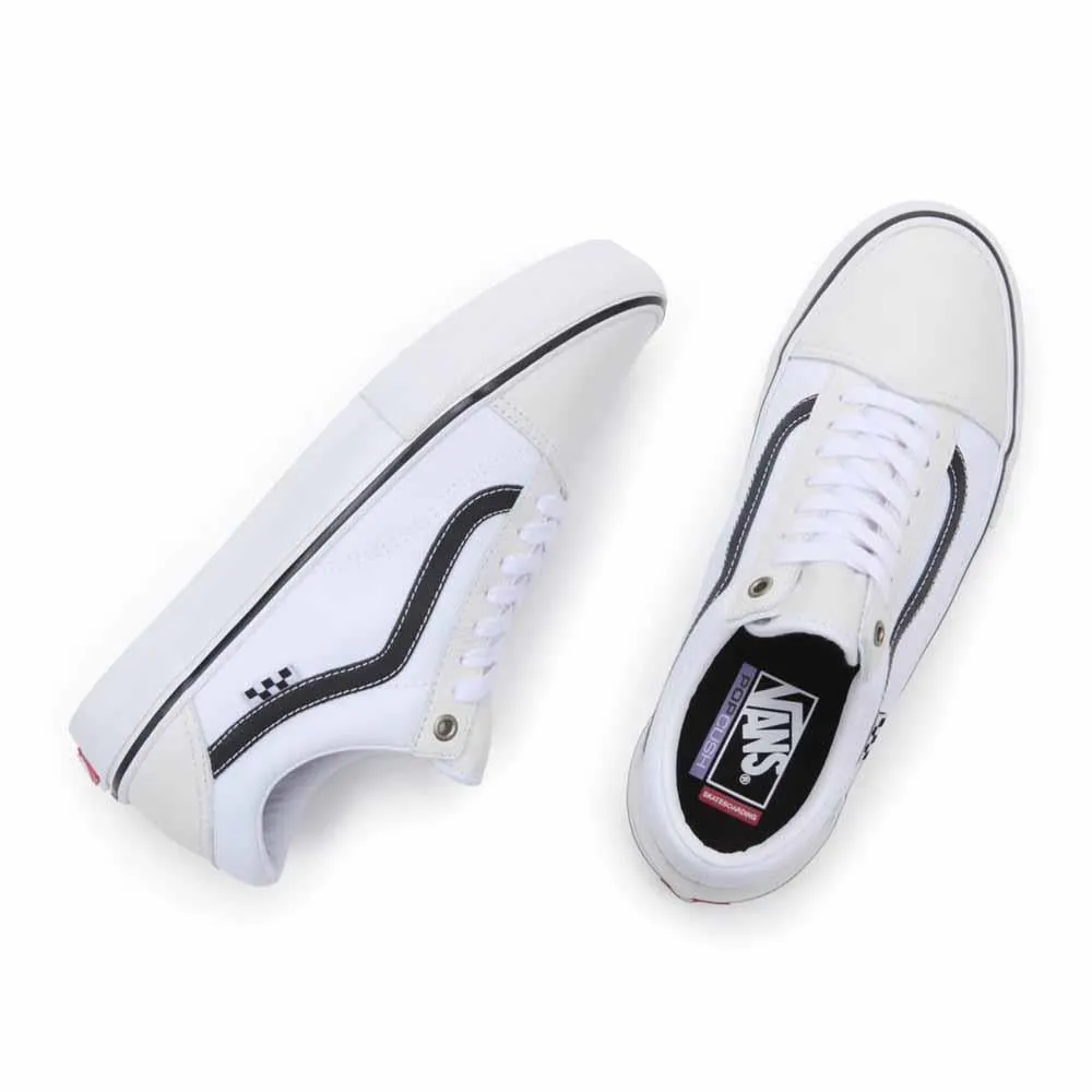 Vans Skate Old Skool Pro Leather white Skate Shoes