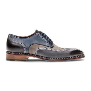 VELOCE ANTRACITE CORTECCIA BLUE WINGTIP