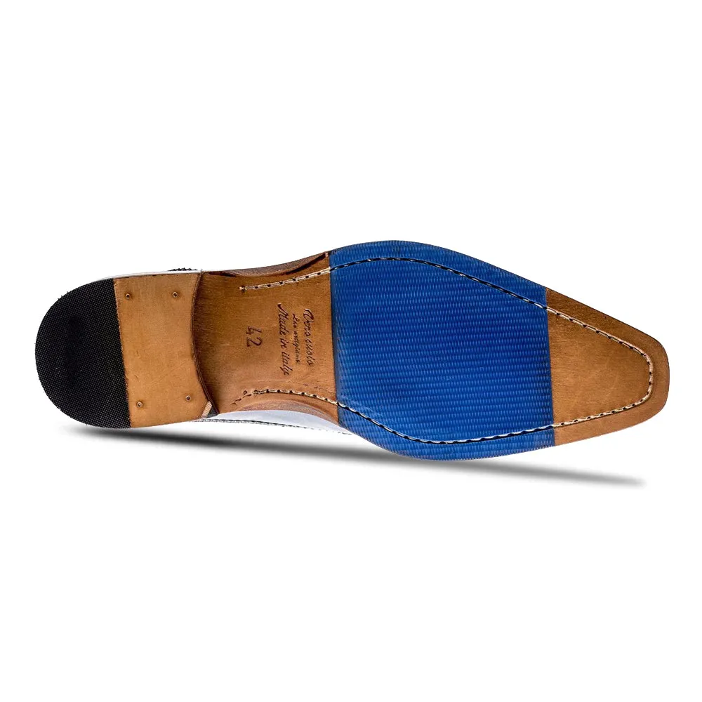 VELOCE ANTRACITE CORTECCIA BLUE WINGTIP