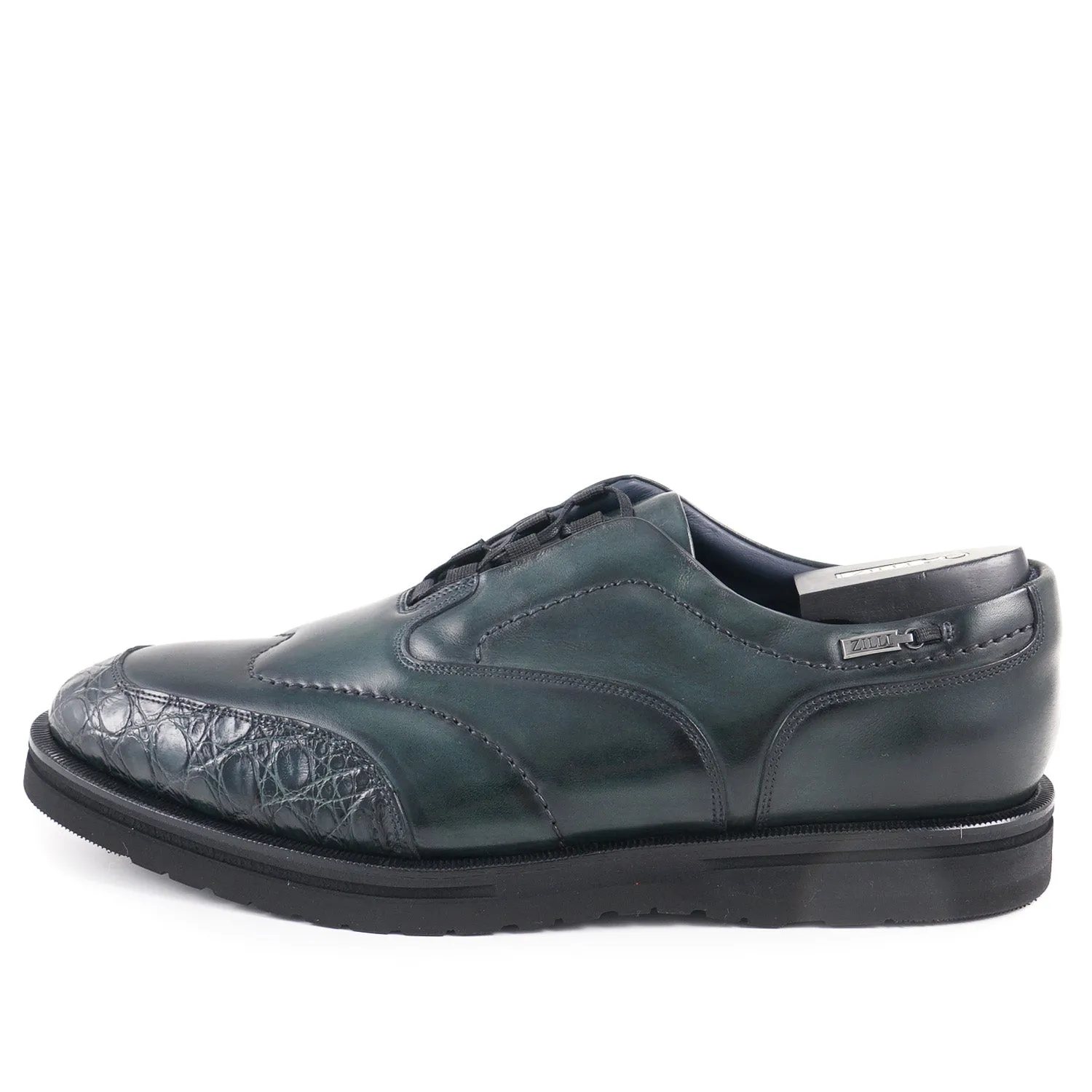 Zilli Crocodile and Calf Leather Shoes